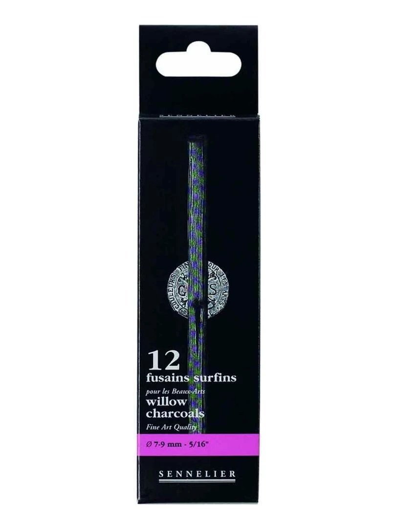 12 gros fusains Ø 7 9 mm N/A
