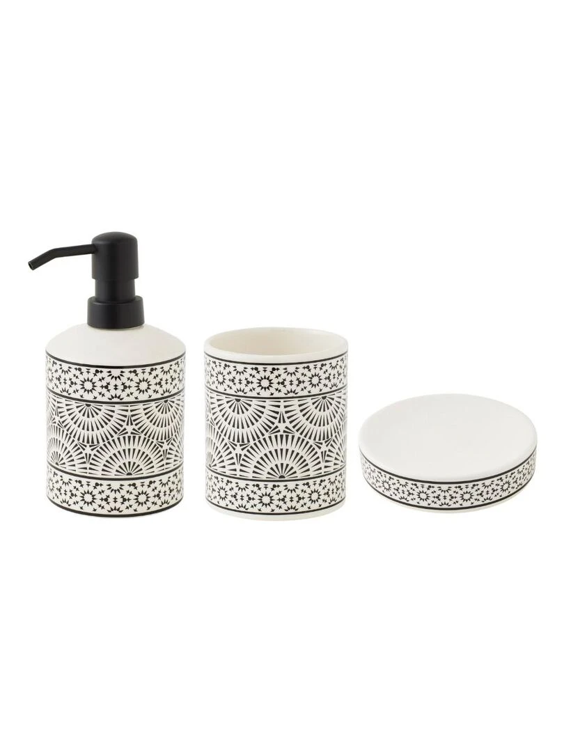 Guy Levasseur   Set de salle de bain  en porcelaine blanc   Blanc