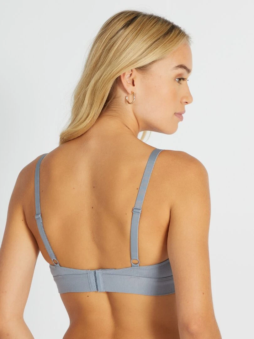 Lot de 2 soutiens gorge d'allaitement en coton   Bleu