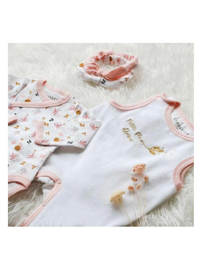 Kit naissance 3 pièces   Blanc