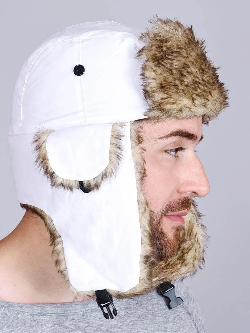 Chapka Toilée Blanc