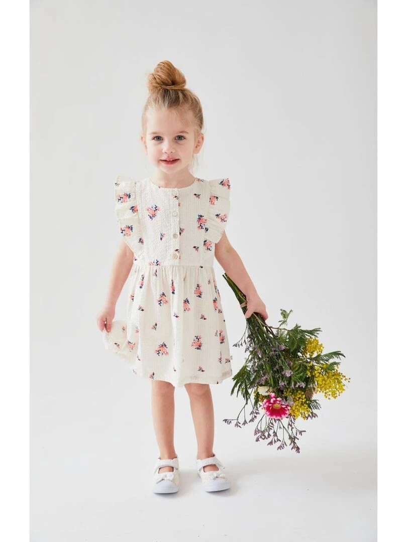 Set robe + bloomer fleuri    Noukie's   Rose