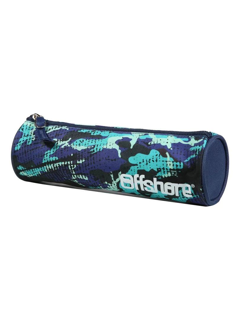 BAGTROTTER Trousse scolaire ronde Offshore Camouflage Vert