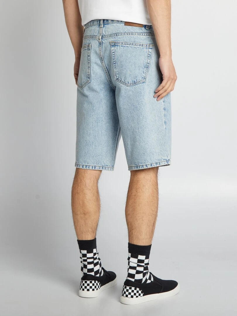 Bermuda à 5 poches   Bleu