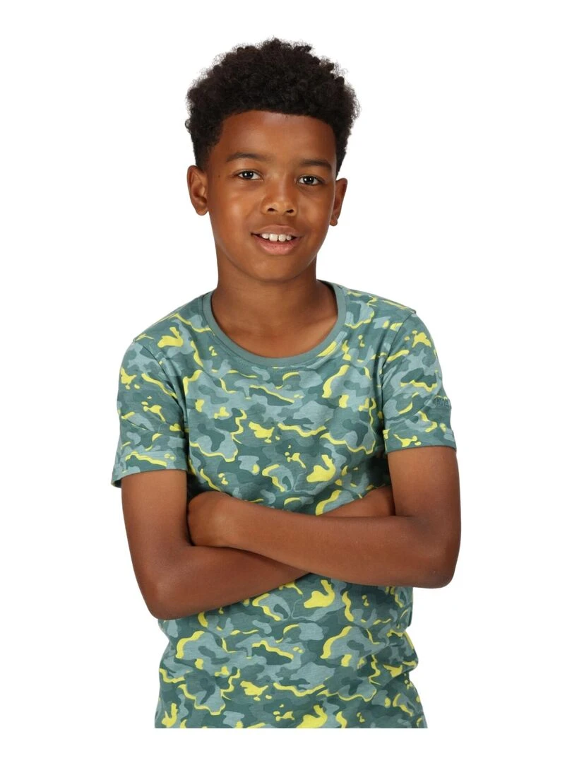 Regatta   T shirt BOSLEY   Vert foncé