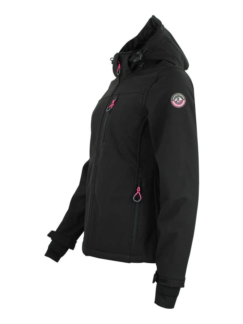 Blouson softshell ACLAUDIO   PEAK MOUNTAIN   Noir Noir