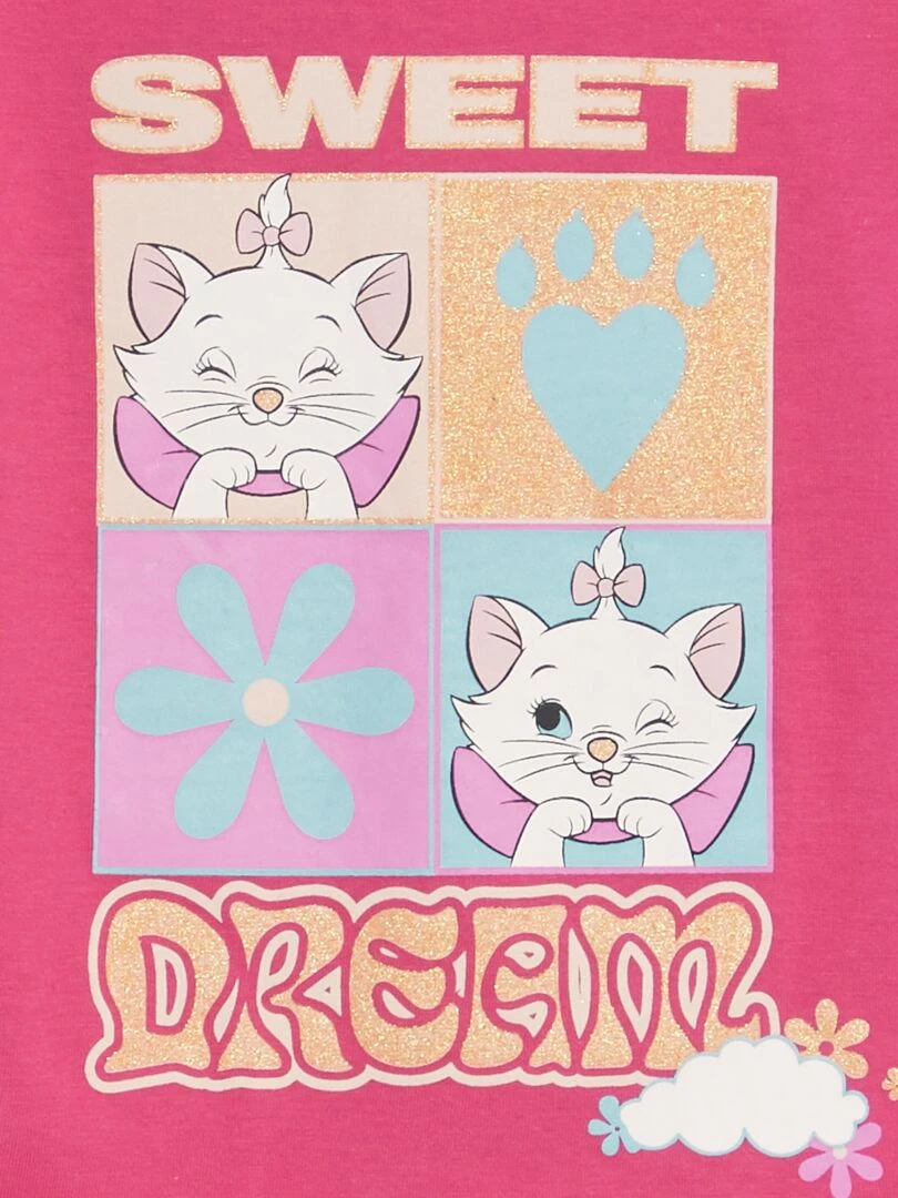 Ensemble pyjama 'Marie' 'Les Aristochats' 2 pièces Rouge