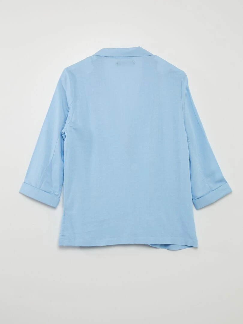 Veste légère unie Bleu