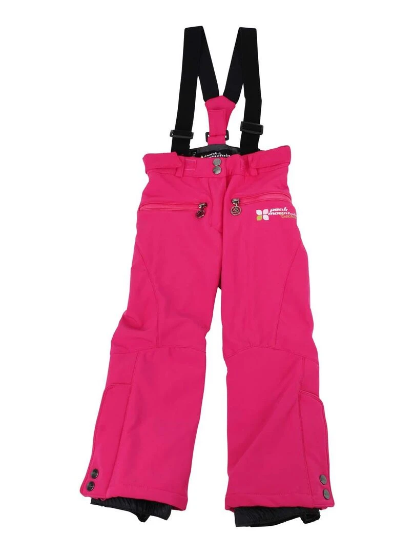 Pantalon de ski fille FAFUZZI PEAK MOUNTAIN Rose fushia