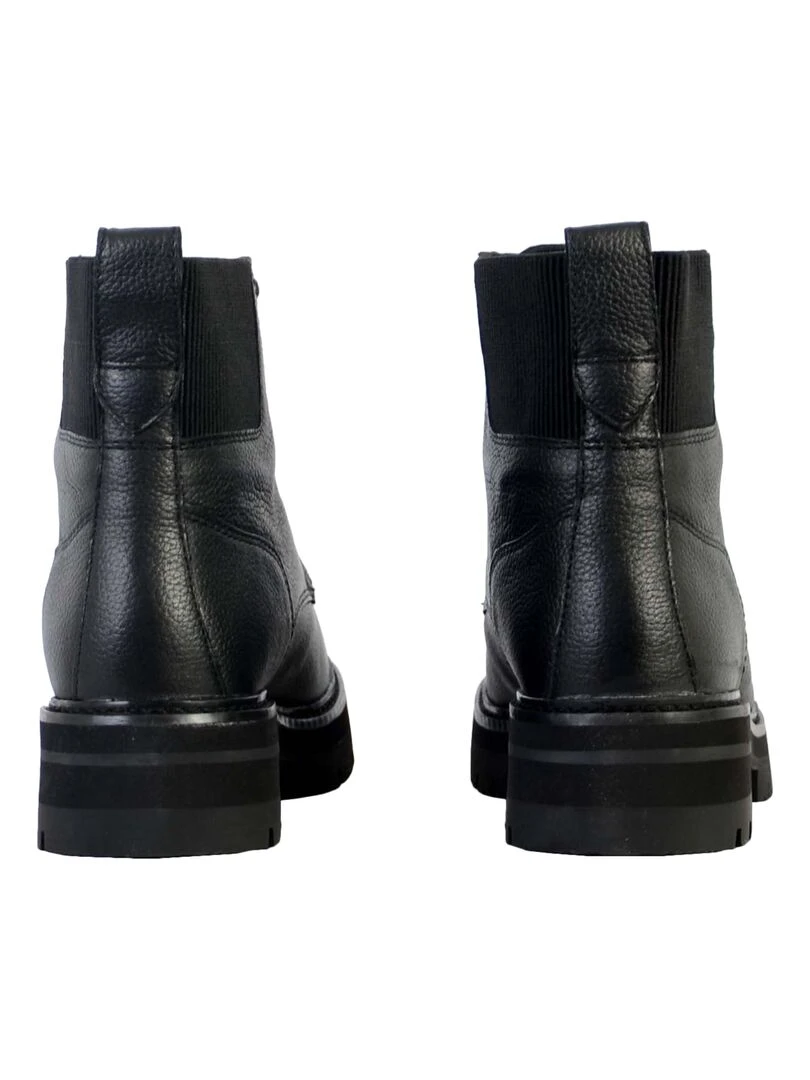 Bottine Cuir Clarks Orianna Mid   Noir