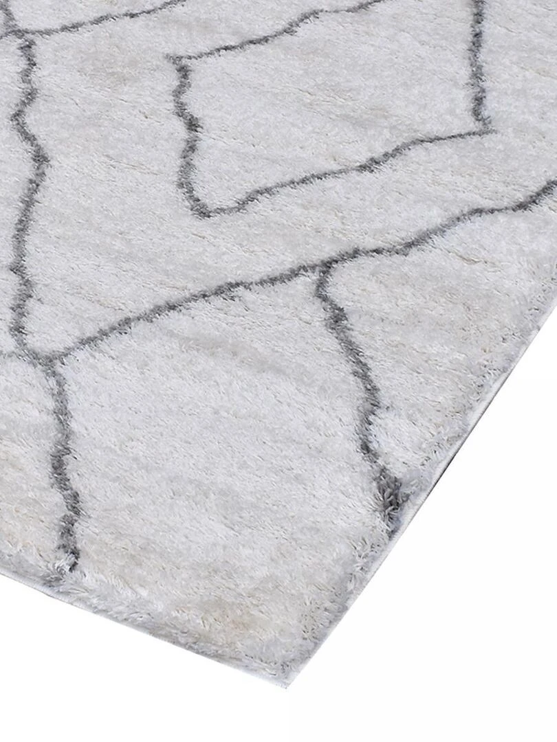 Tapis shaggy DOUX 6 OEKO TEX®   Ecru