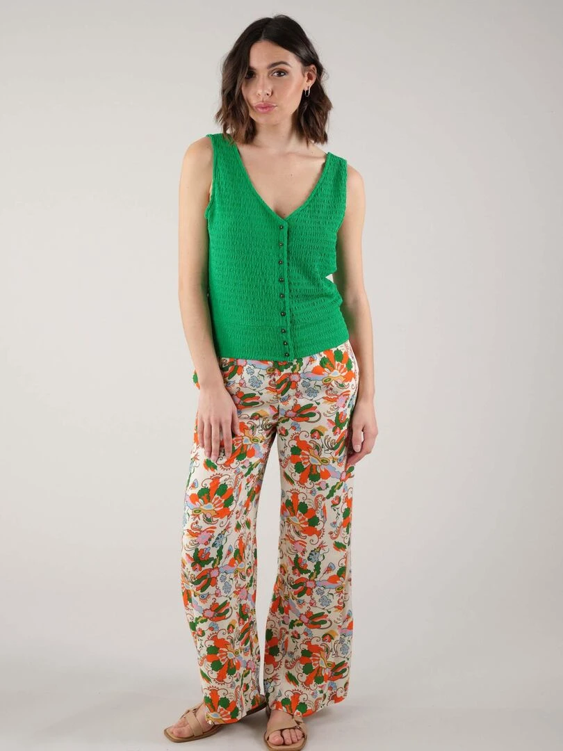 Débardeur casual pour femme 'Deeluxe' Vert