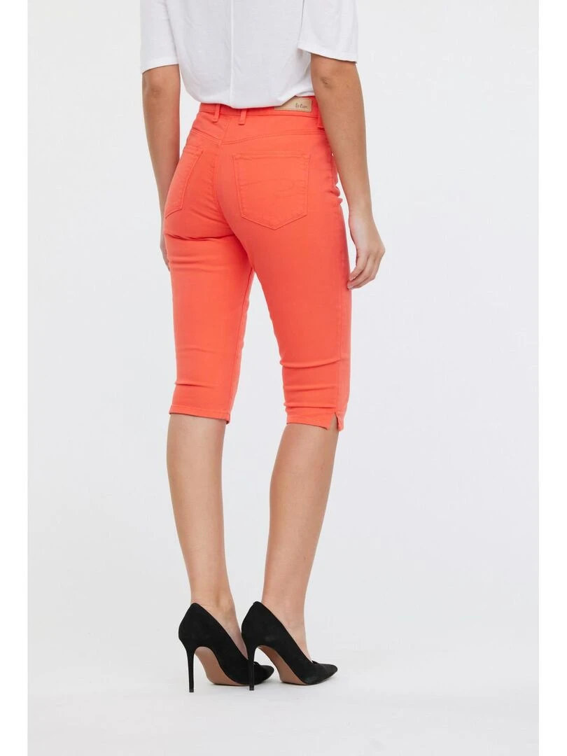 Lee Cooper   Pantalon coton slim JAZIA   Orange