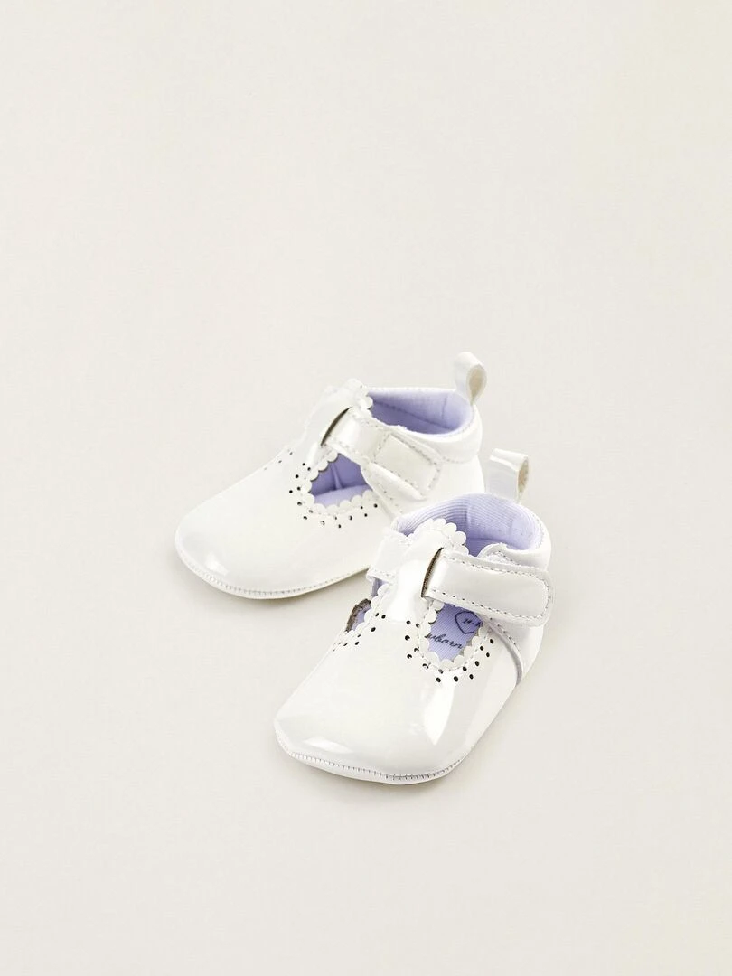 Chaussures Classiques pour Nouveau Né ATLANTIC COMPANY Blanc