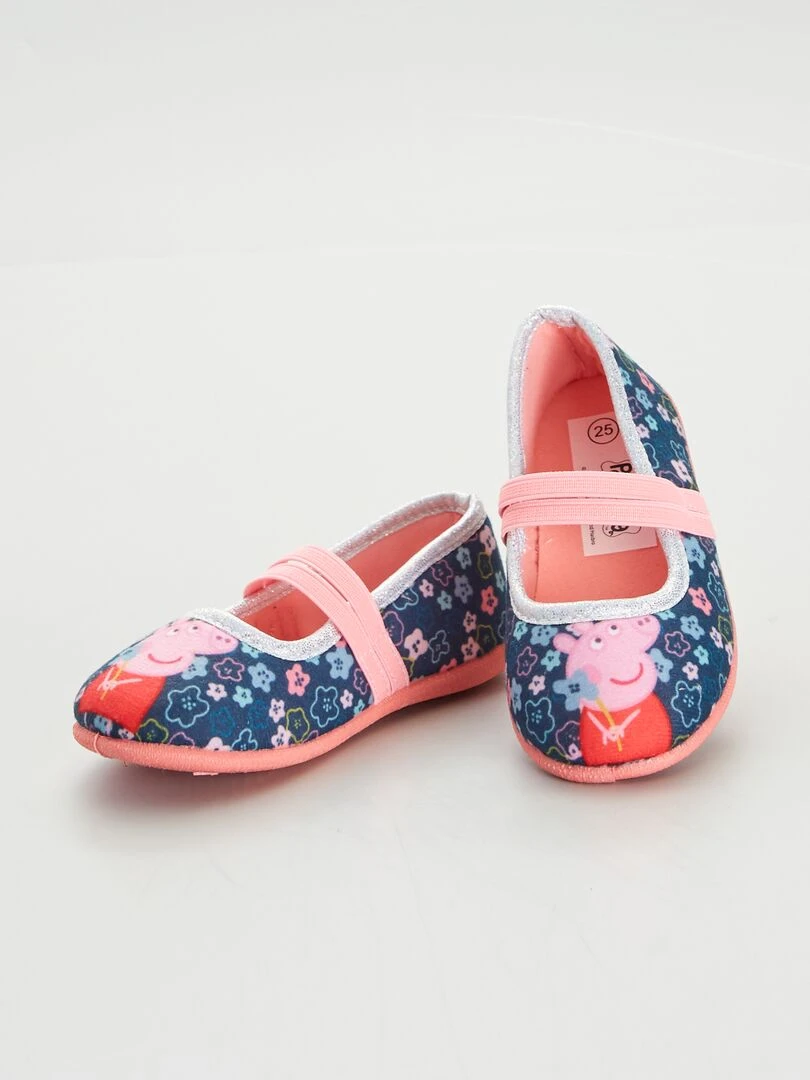 Chaussons ballerines 'Peppa Pig'   Rose