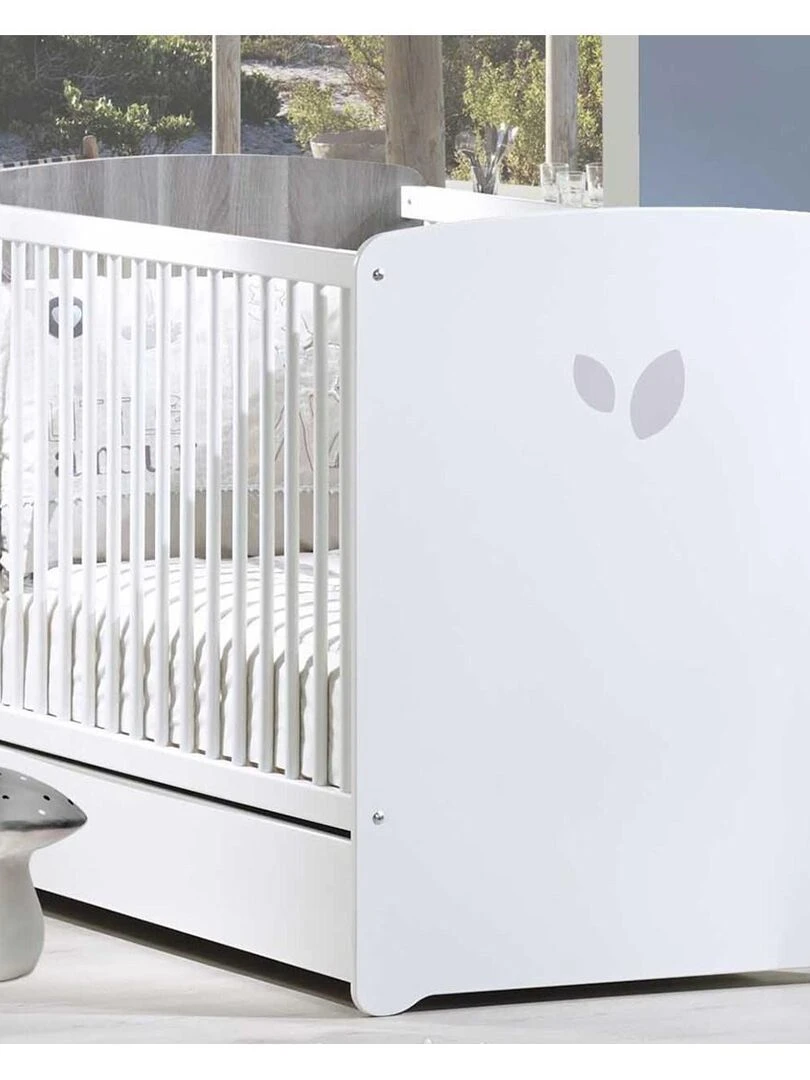 Lit bébé LEAF BABYPRICE Gris