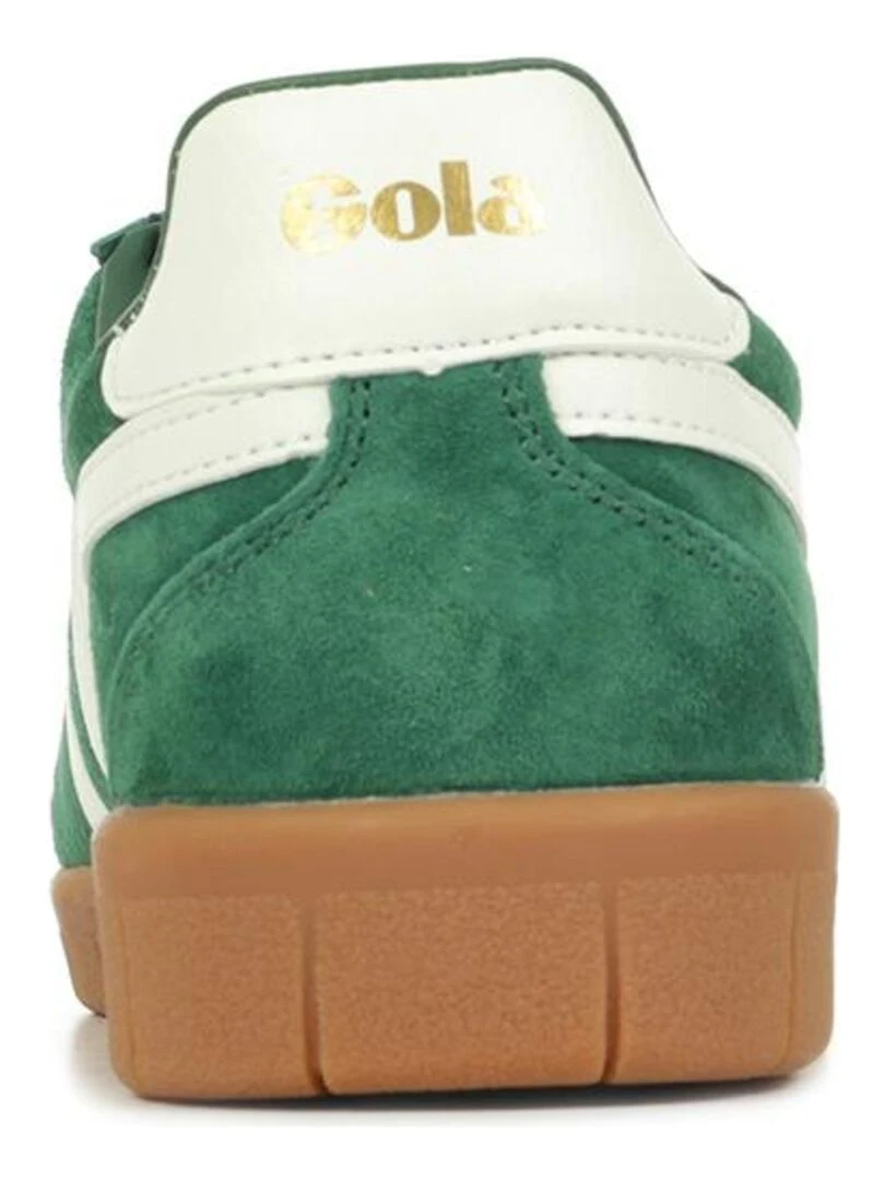Baskets Gola Hurricane Suede   Vert