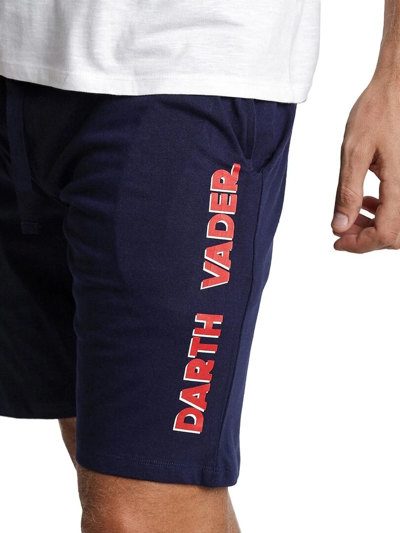 Pyjama short t shirt Vader Star Wars   Blanc