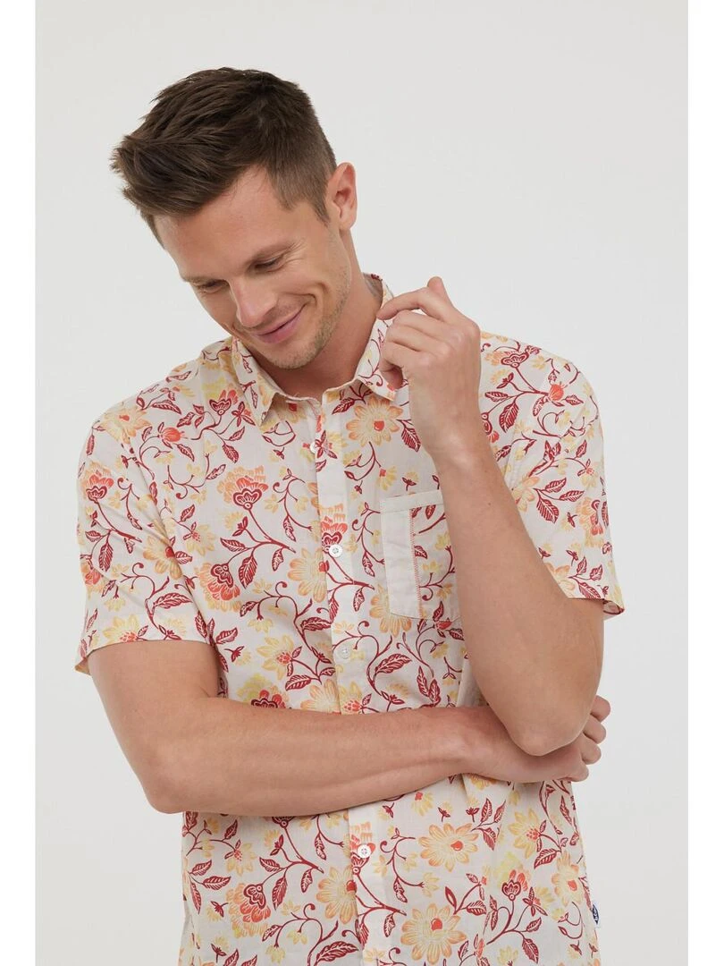 Lee Cooper   Chemise manches courtes coton regular DAMYK MC   Rose clair