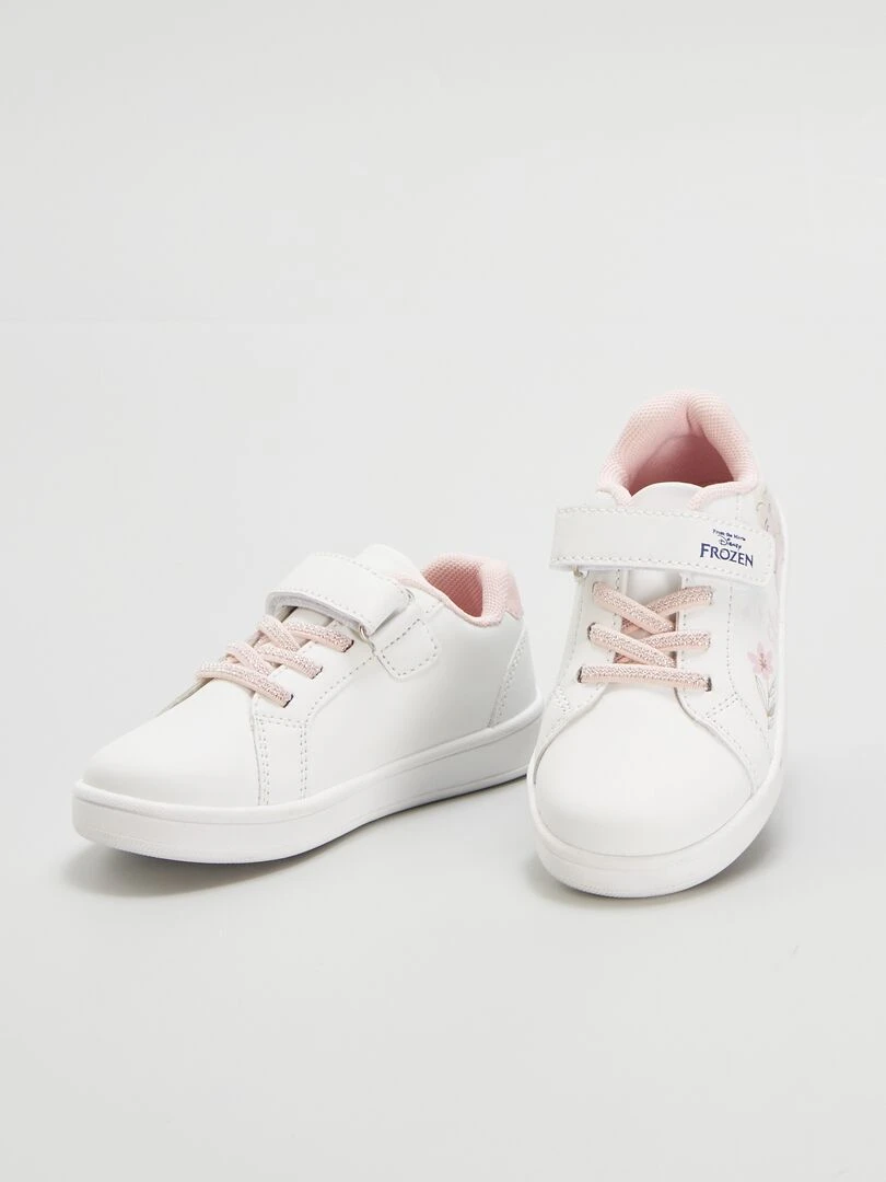 Baskets à scratch 'Reine des Neiges'   Blanc