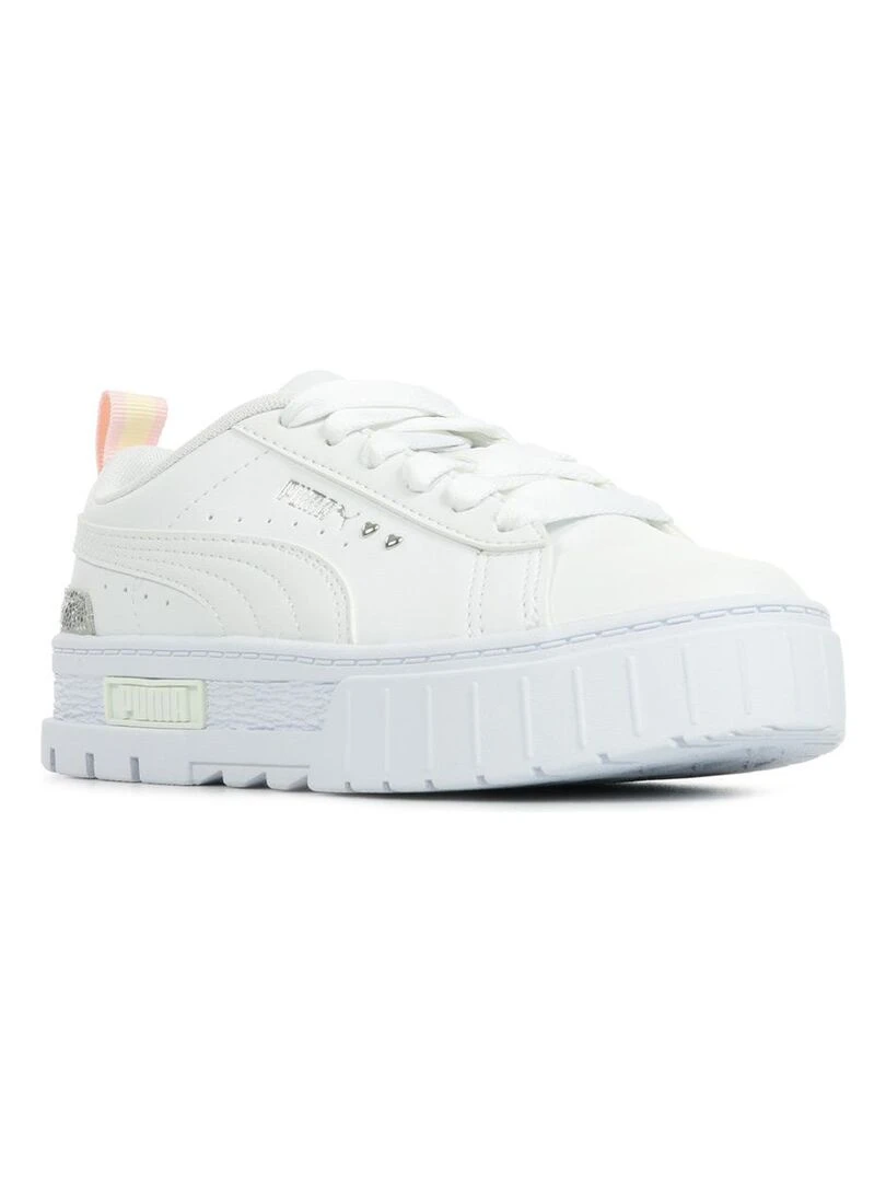 Baskets PUMA Mayze Shiny PS Blanc