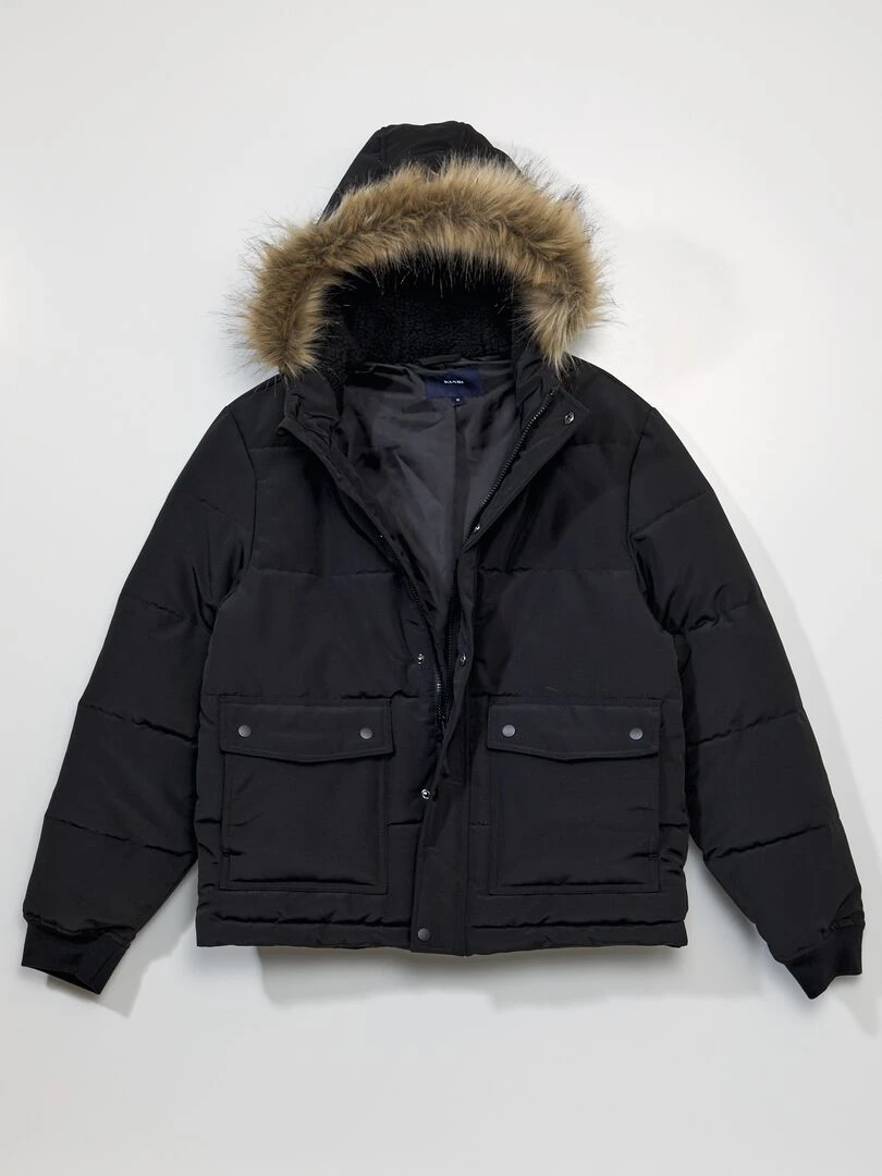 Doudoune matelassée   noir