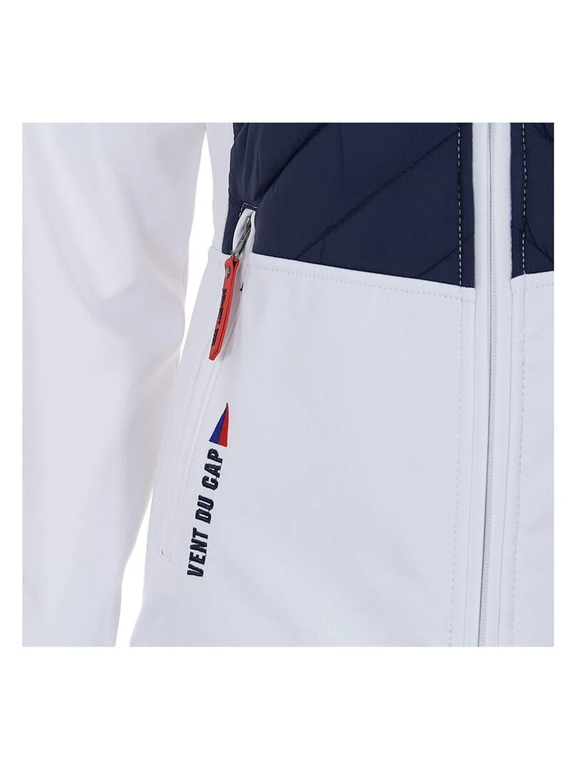 Blouson softshell femme APVER   VENT DU CAP   Blanc