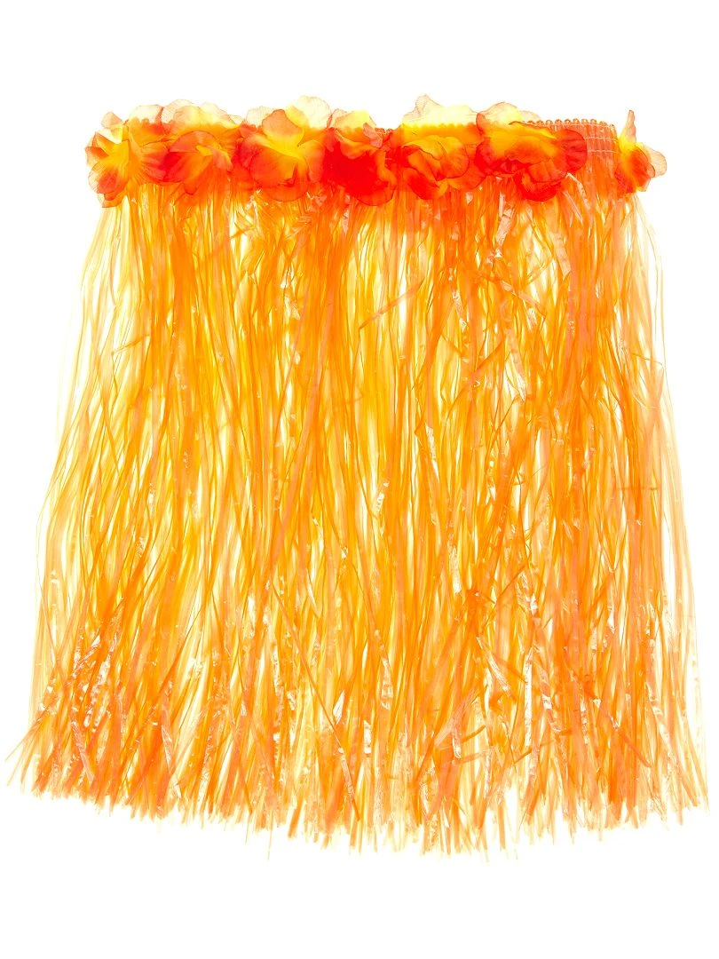 Accessoire jupe hawaïenne orange