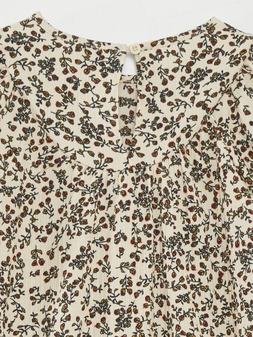 Robe corolle   Blanc