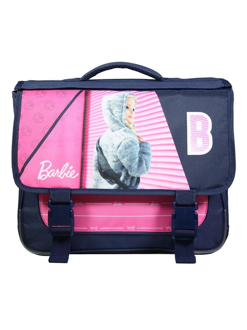 BAGTROTTER Cartable avec rabat résersible 38 cm Barbie Rose Rose