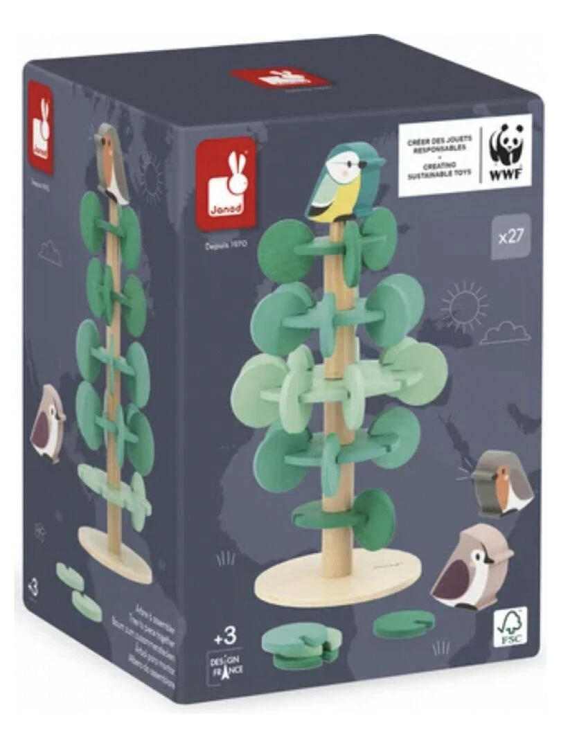 Arbre a assembler en bois Janod N/A