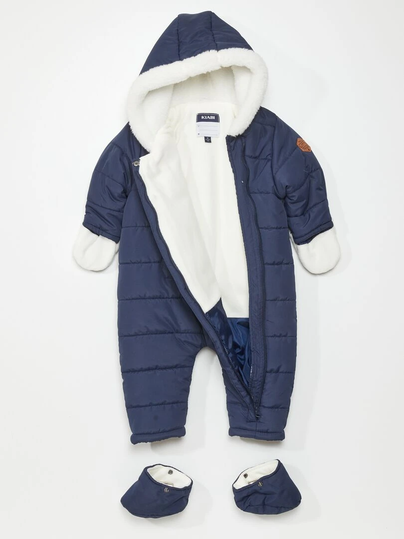 Doudoune combipilote   Toujours + de chaleur   bleu noir