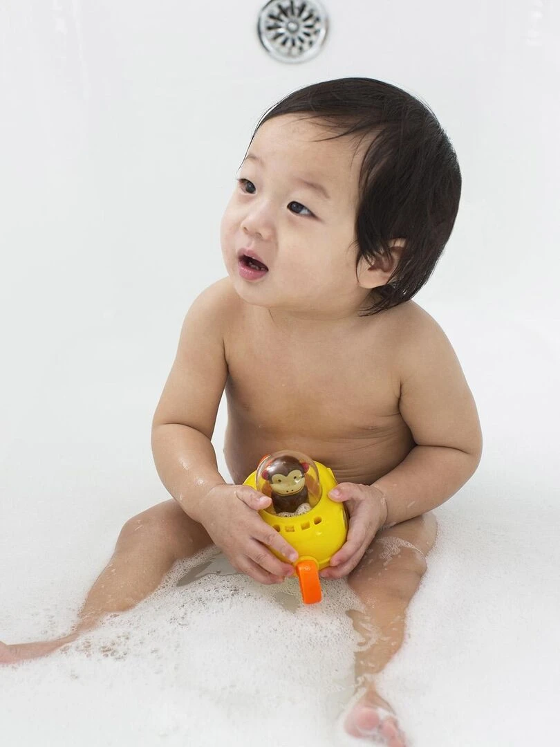 Jouet de bain sous marin singe   Jaune