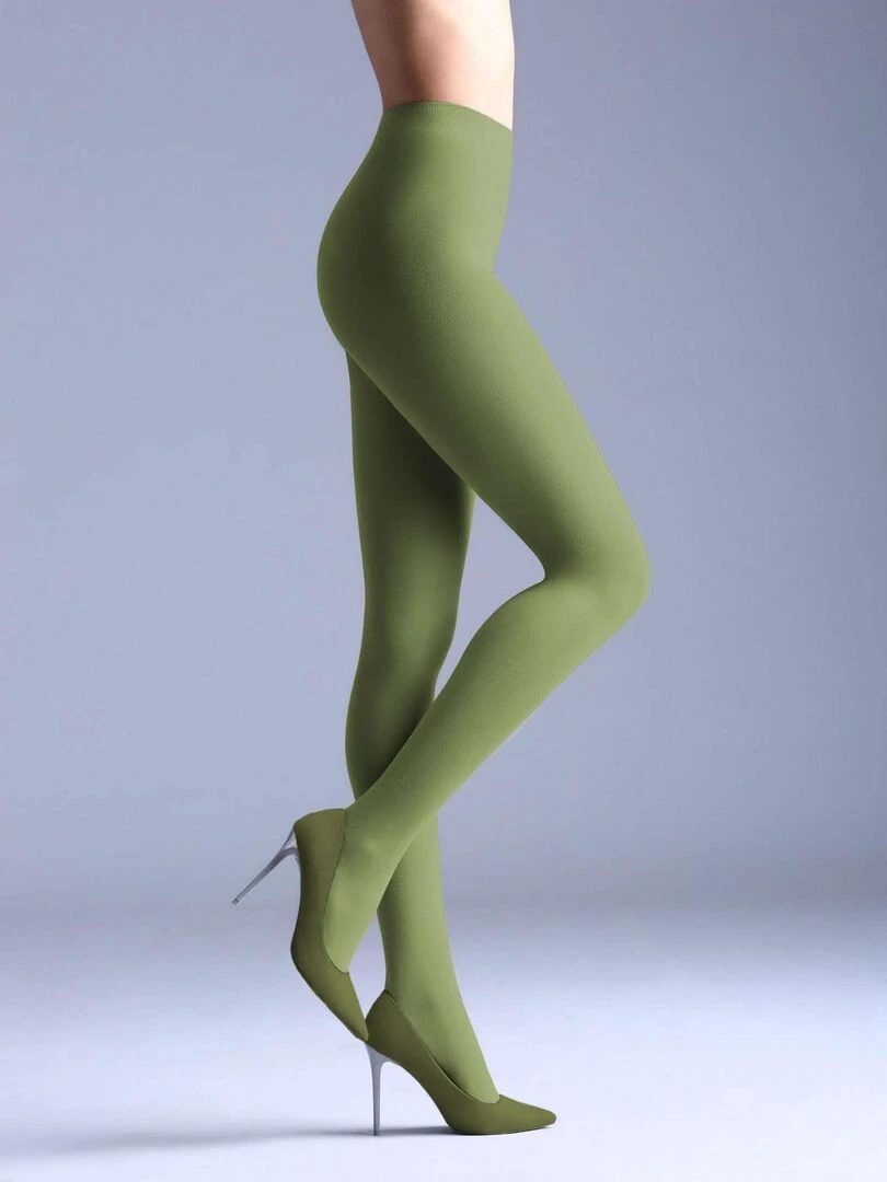 Giulia   Samba 40den (Multipack) Opaque Collant   Olive   M   Vert olive