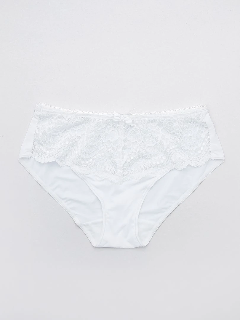 Culotte en dentelle 'Playtex'   blanc