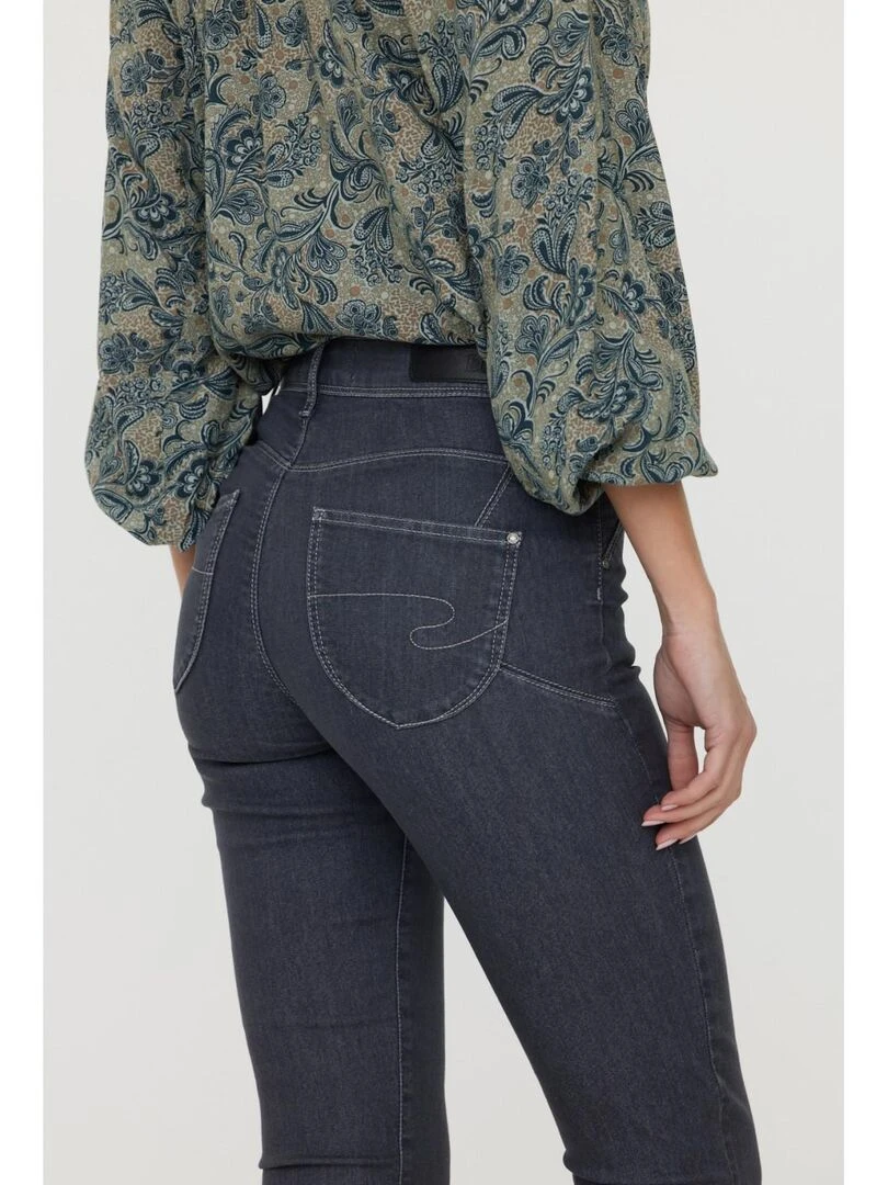 Lee Cooper   Jean coton slim push up JINNIE   Gris