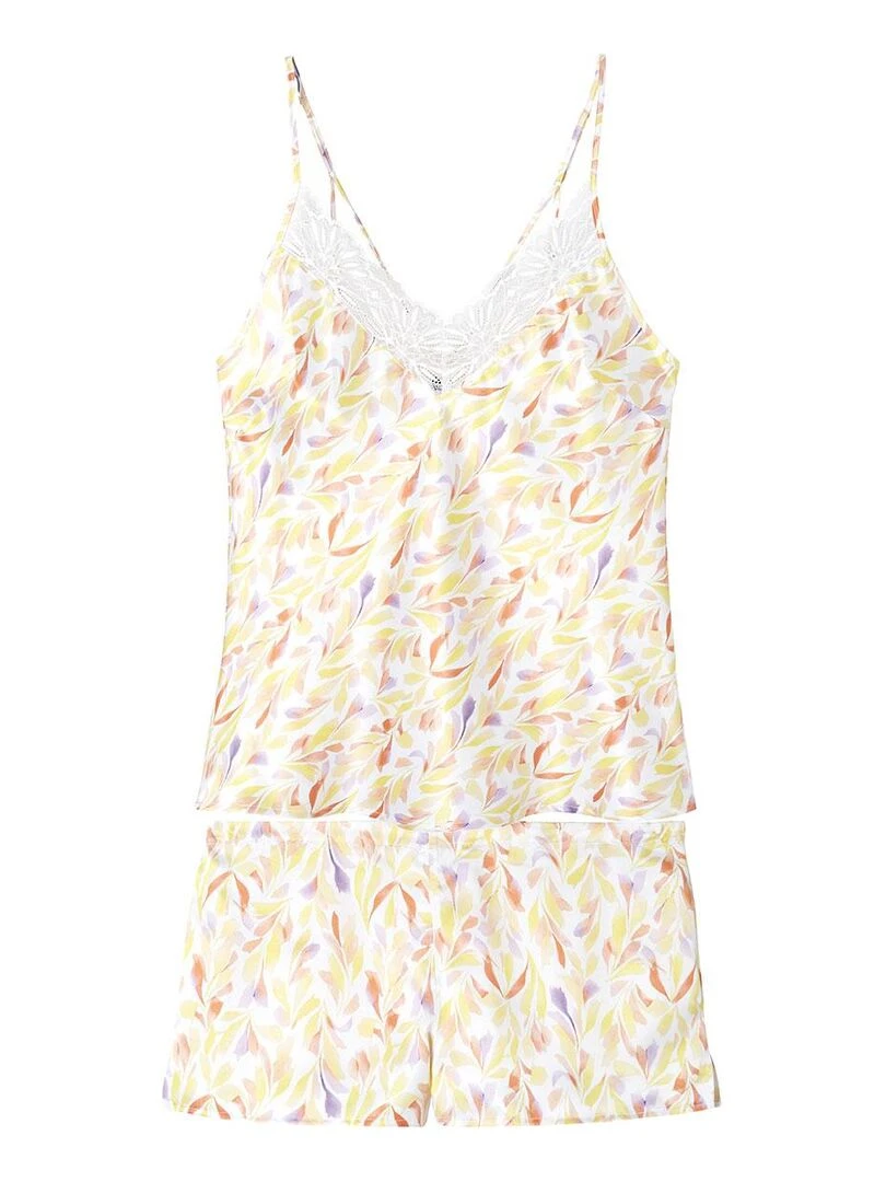 Top short PAMPA Camille Cerf & Pomm'Poire Blanc