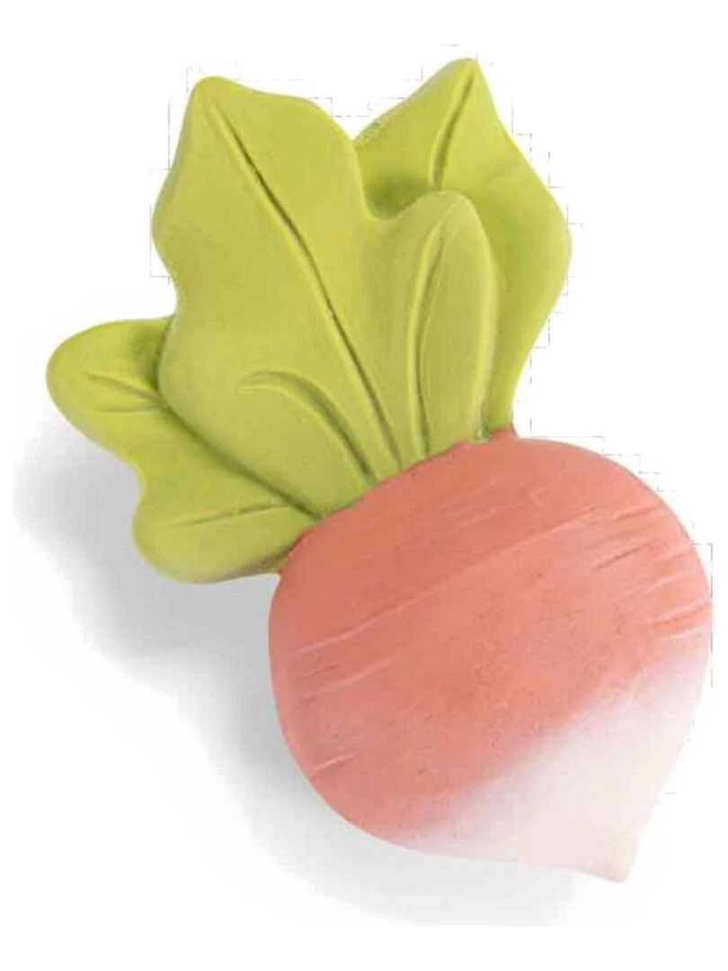 Hochet de dentition caoutchouc Radis Trois petits lapins (emb/3) Multicolore