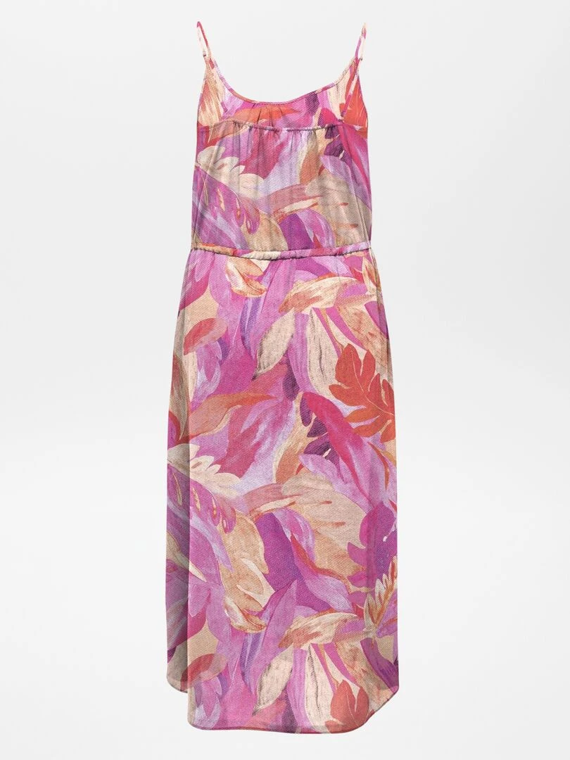 Robe imprimée à fines bretelles 'Only Carmakoma' Rose