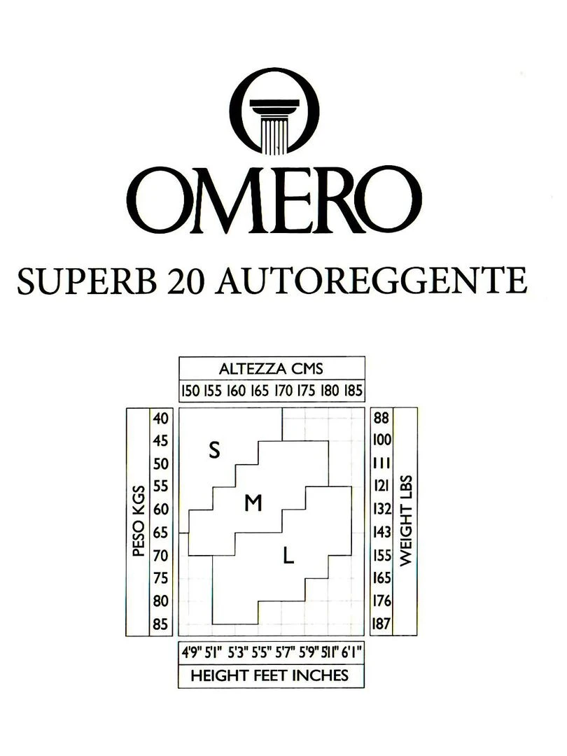 SuperB 20den soyeux voile mat Stay Up   Beige