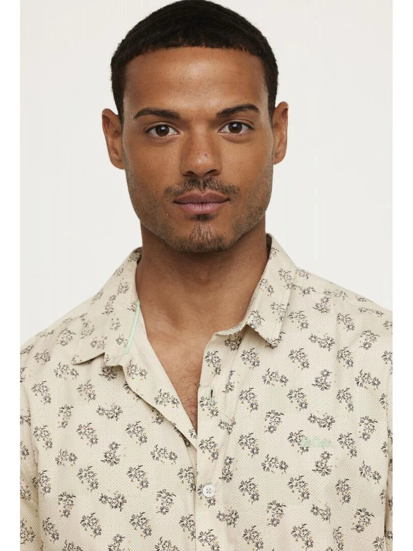 Lee Cooper   Chemise manches courtes coton regular DUPSO   Beige