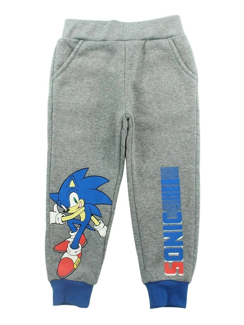 Sonic   Ensemble Sweat pantalon garçon Imprimé Sonic   Gris