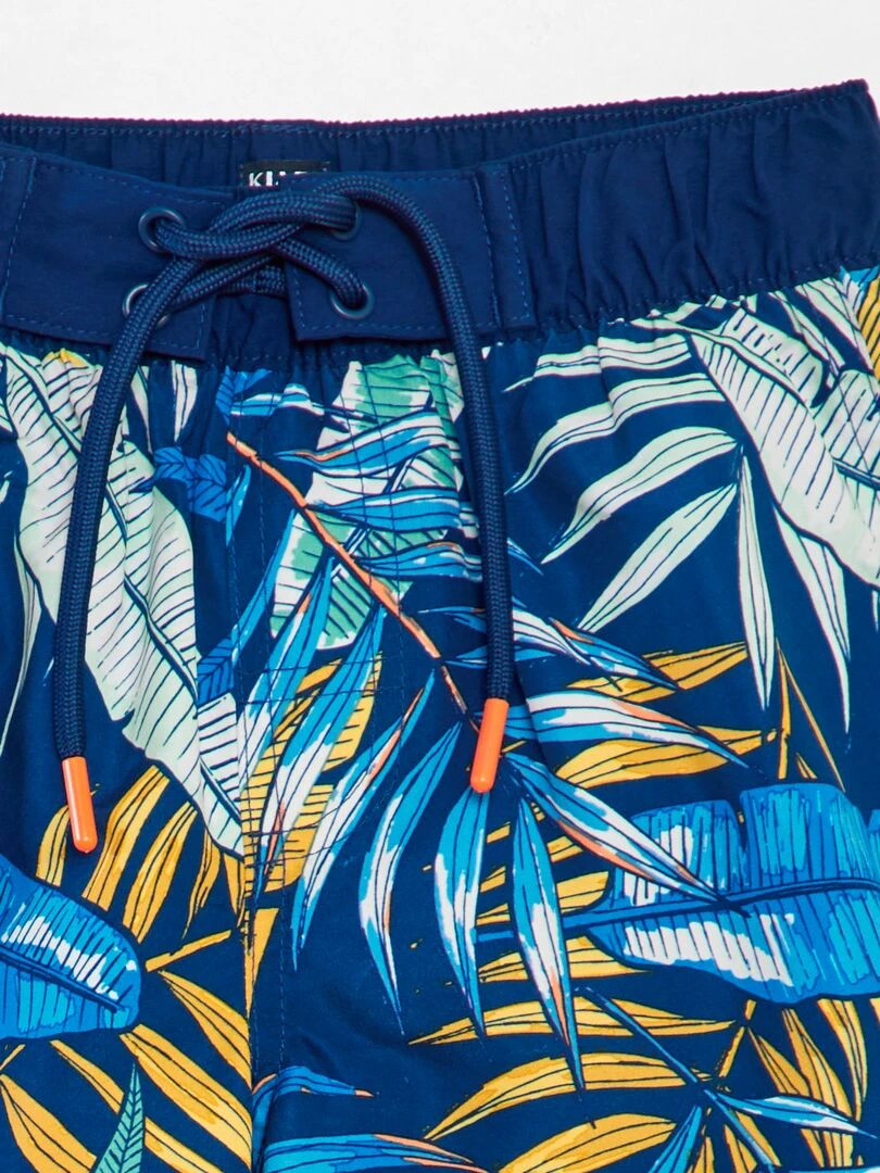Short de bain long Bleu