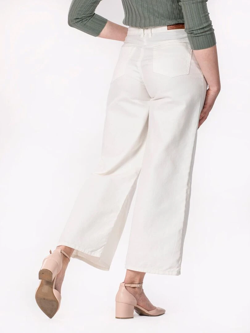 Jeans coupe ample longueur chevilles ESTER 'Rica Lewis'   Blanc