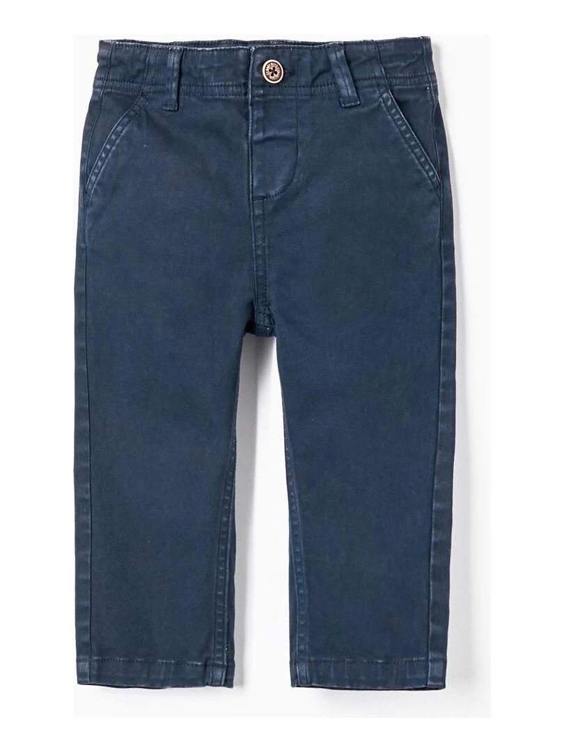 Pantalon Chino en Coton pour Bébé Garçon BROTHERS&SISTERS Bleu foncé