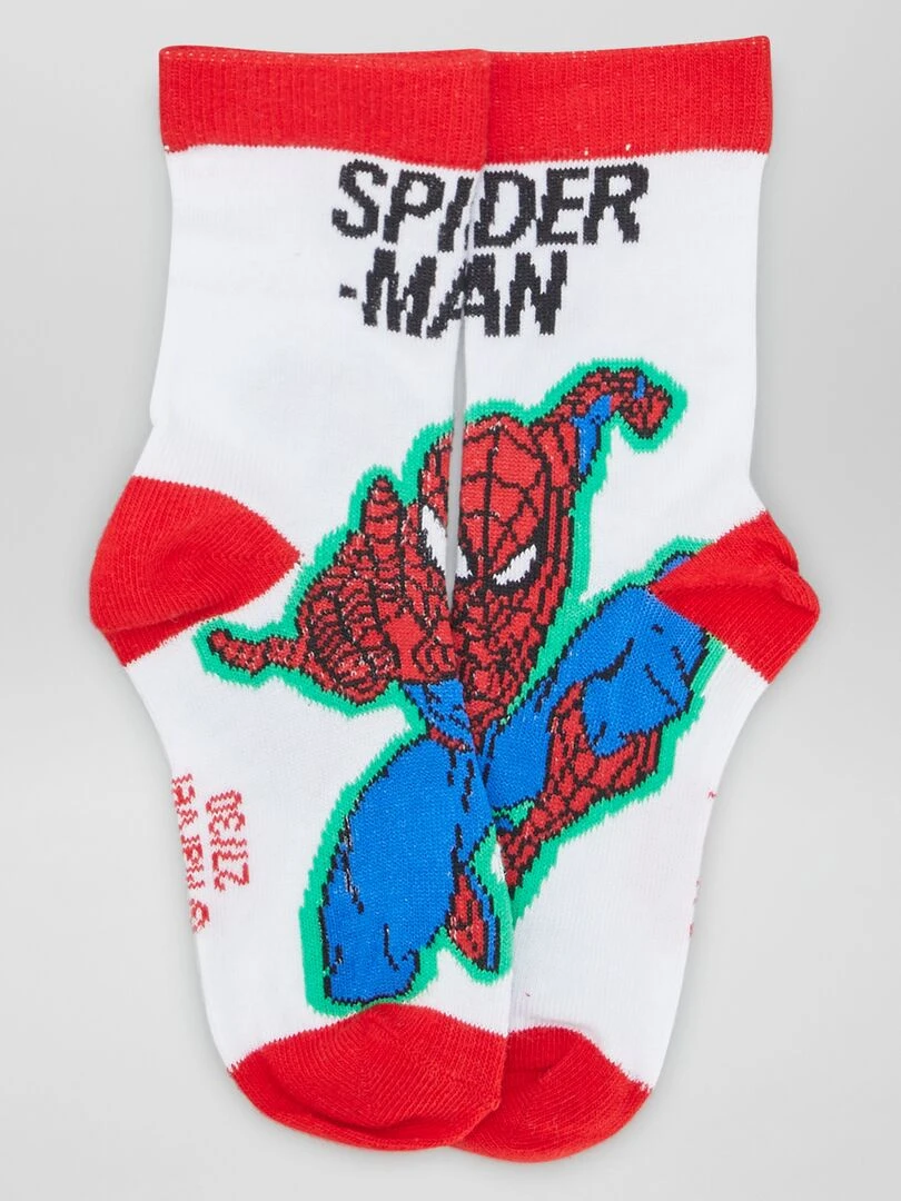 Lot de chaussettes 'Spider man'   3 paires   Bleu/rouge/vert