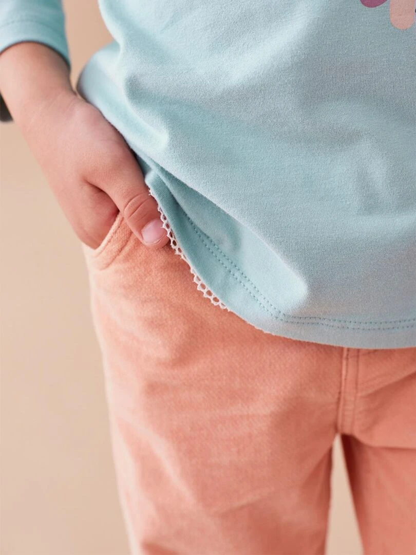 Pantalon en velours clair Noukie's Rose