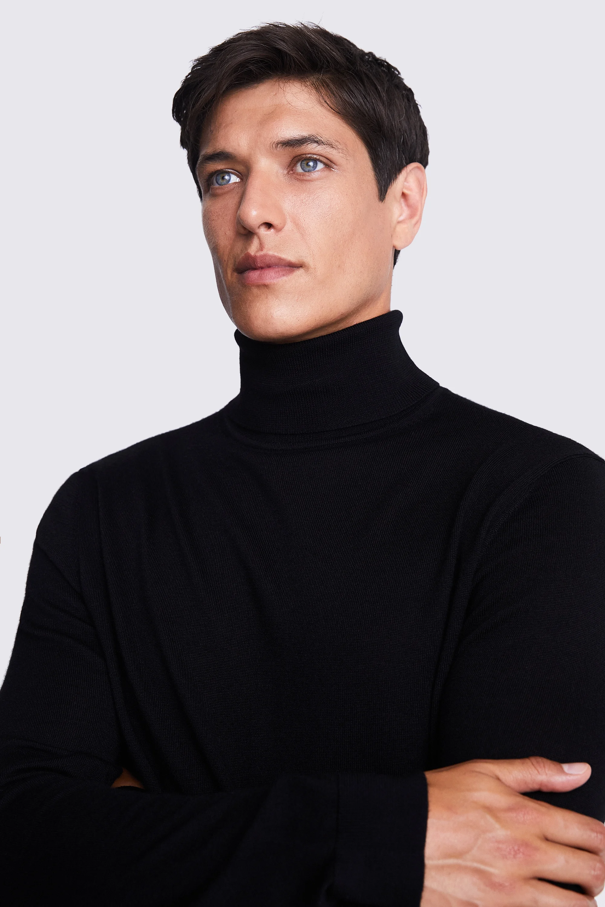 Winter White Merino Roll-Neck Jumper   Buy Online at Moss