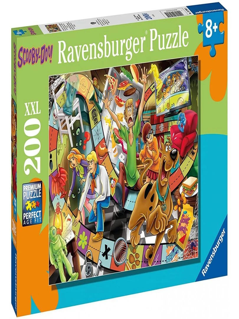Puzzle 200 pièces XXL Jeu de piste avec Scooby Doo N/A