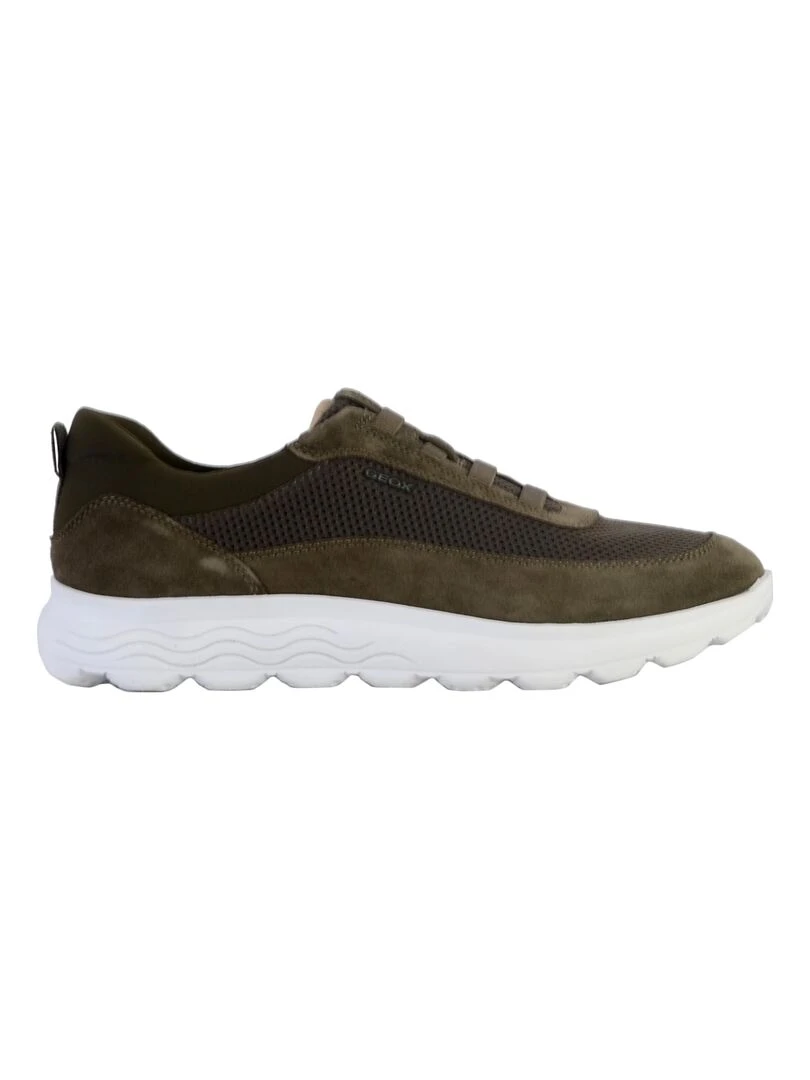 Basket Cuir Geox U Spherica B Vert